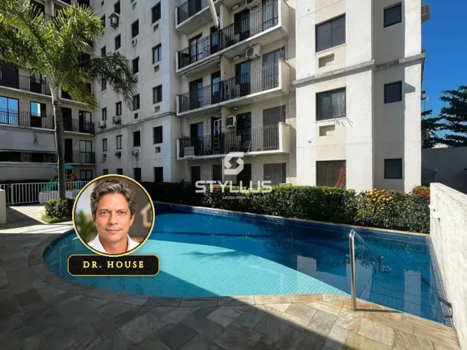 Apartamento Moderno em Frente ao Metrô Maria da Graça - 2 Quartos e Piscina! M29W