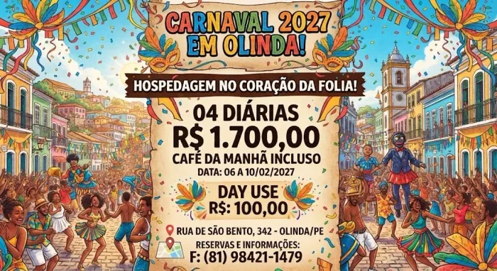 Casa para o carnaval