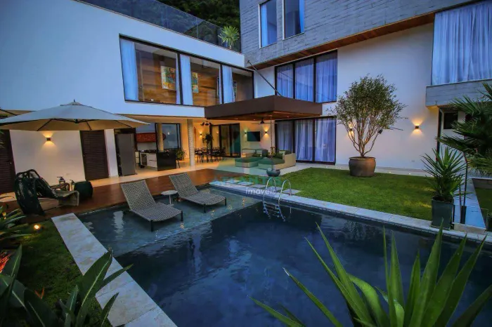 Casa com 5 quartos, Lagoinha - Condomínio Recanto da Lagoinha, Ubatuba - R$ 7 mi, Cod: 100