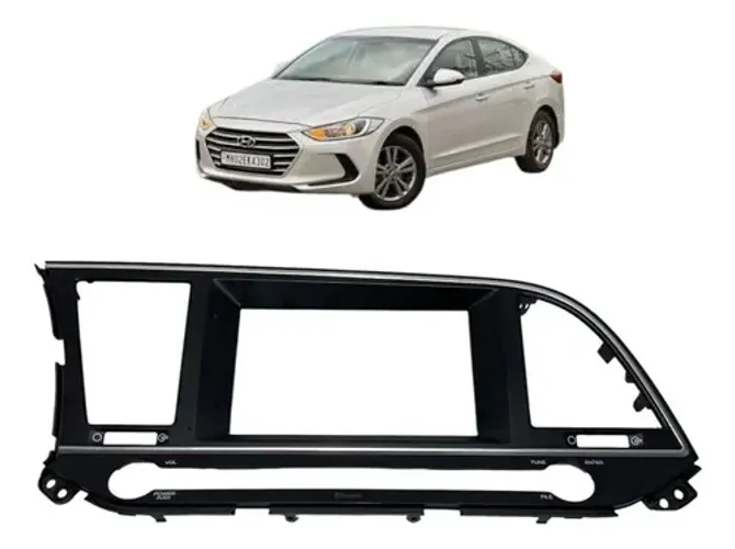 Moldura Central Multimídia Hyundai Elantra 2017 84741f2200 Cinza