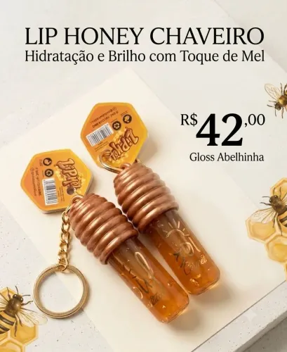 ? Gloss Lip Oil Abelhinha Sou Cosmetics - Hidratação e Brilho Divino! ?
