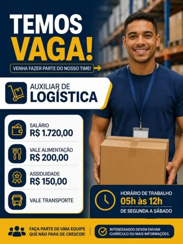 VAGA AUXILIAR DE LOGÍSTICA
