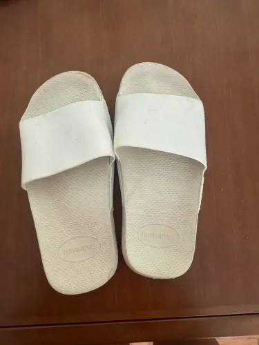 Havaianas slide branca 