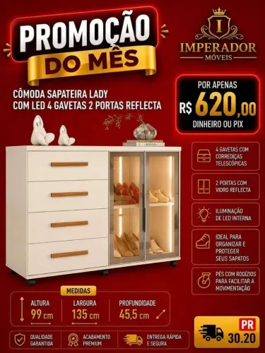 Cômoda + sapateira