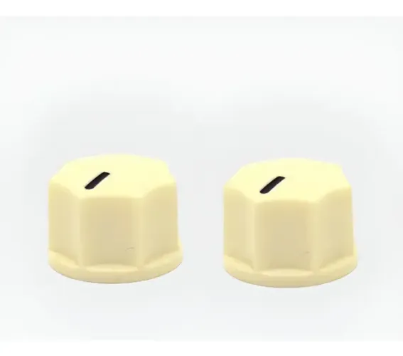 Knob Com Parafuso Padrão Mxr Kn-1250 Marfim - 2 Unidades