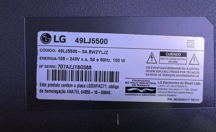TV SMART LG 49