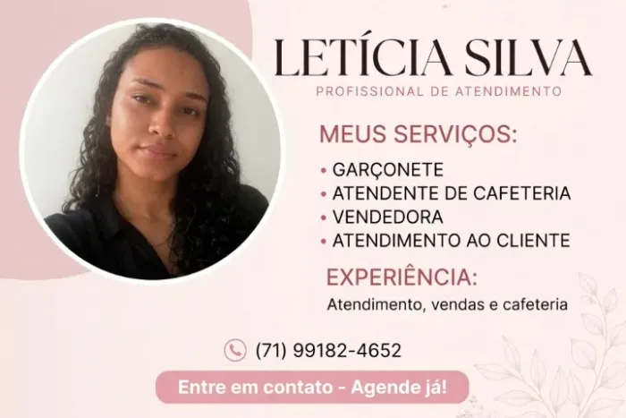 Atendente com experiência