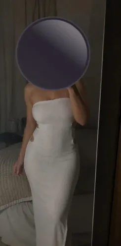Vestido longo branco - Usado apenas 1 vez