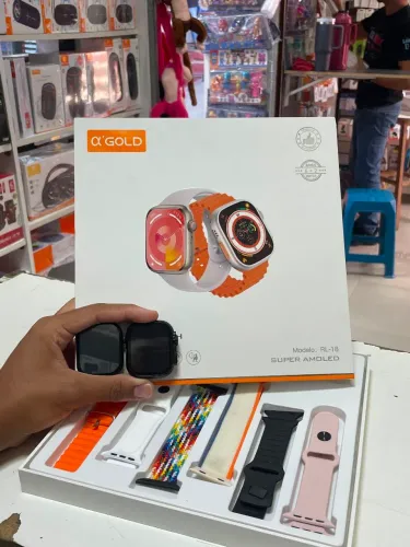Kit 2 Relógio Smartwatch com 6 pulseiras de diferentes estilos