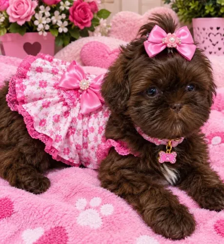 SHIH TZU CHOCOLATE SOLIDA PAIS COM 2700KG