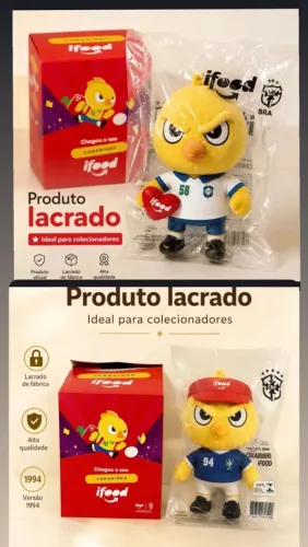 Kit 02 canarinhos da Copa - Edição limitada