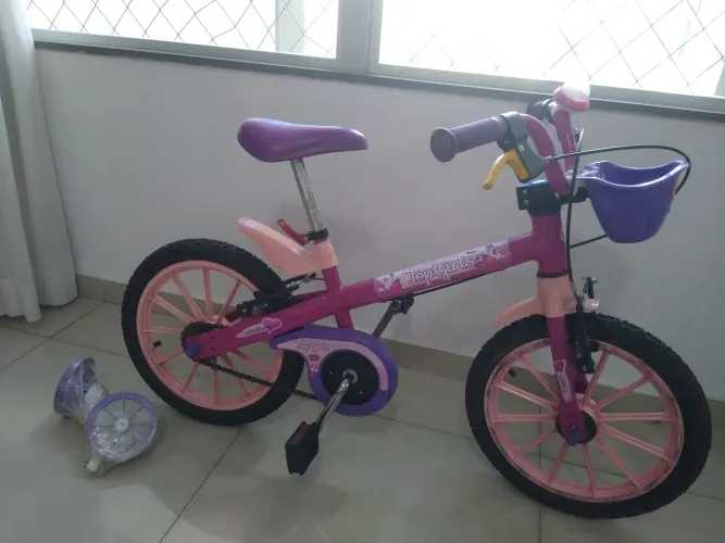 Bicicleta aro 16 Nathor feminina