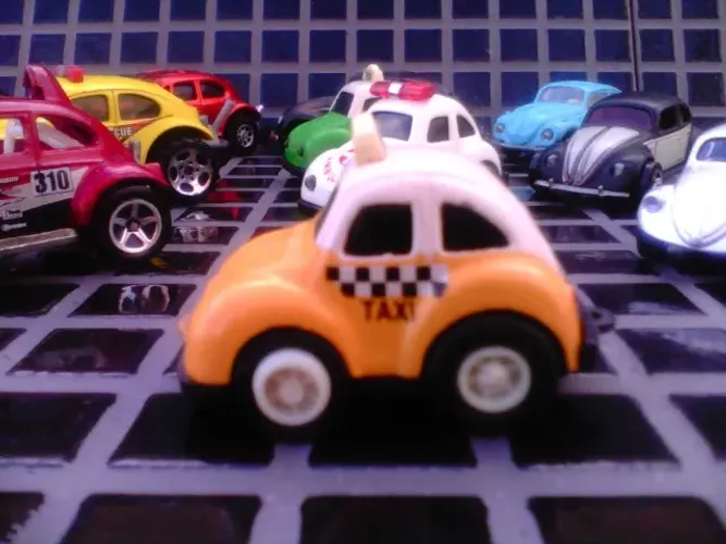 MINIATURA VW TÁXI NYC