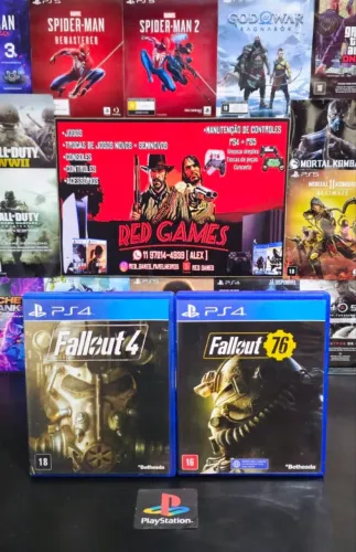 Fallout 4 e Fallout 76 PS4