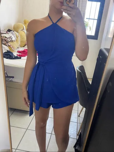 Macacão azul