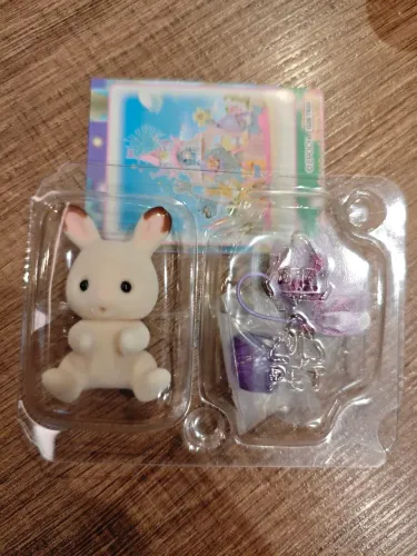 sylvanian families - coelho chocolate fêmea blind box