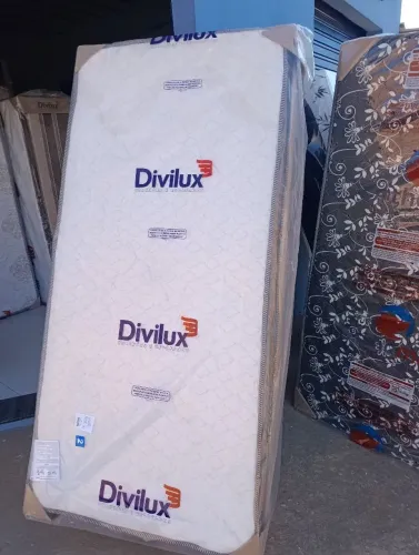 Cama box solteiro D28 com pillow 10 cm de espuma 