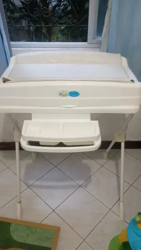 Banheira com trocador