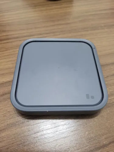 Carregador rápido sem fio 15w. Cor cinza Samsung