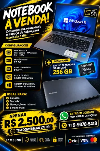 Notbook sansung 