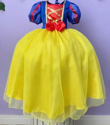 Vestido da branca de Neve infantil