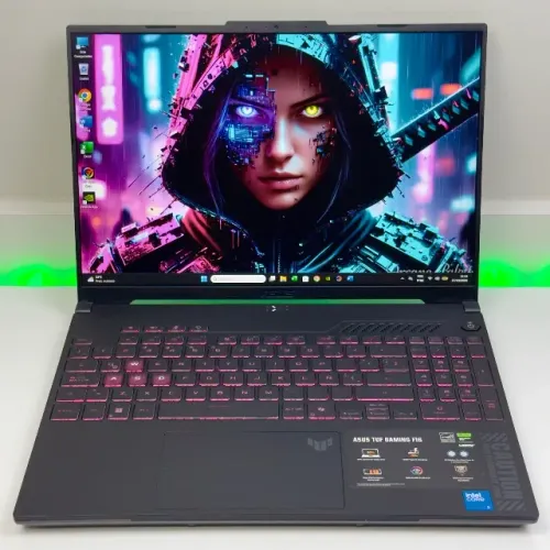 Notebook GAMER Asus TUF F16: RTX 3050 de 6gb | 16gb RAM | 512gb SSD | Tela FULL HD 144Hz