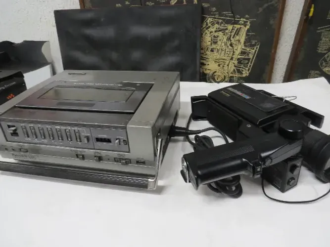 filmadora video cassete antigo panasonic pv4000 super raro