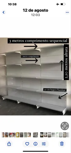 Gôndolas usadas 