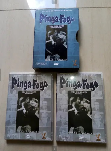 DVD Pinga-Fogo com Chico Xavier - Edição Histórica (BOX - 2 Discos)