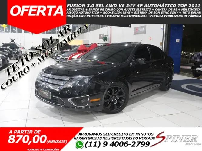Ford Fusion SEL 3.0 V6 AWD 24V 243cv Aut. 2011