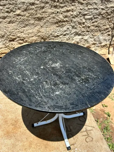 Mesa 4 cadeiras, pedra de mármore