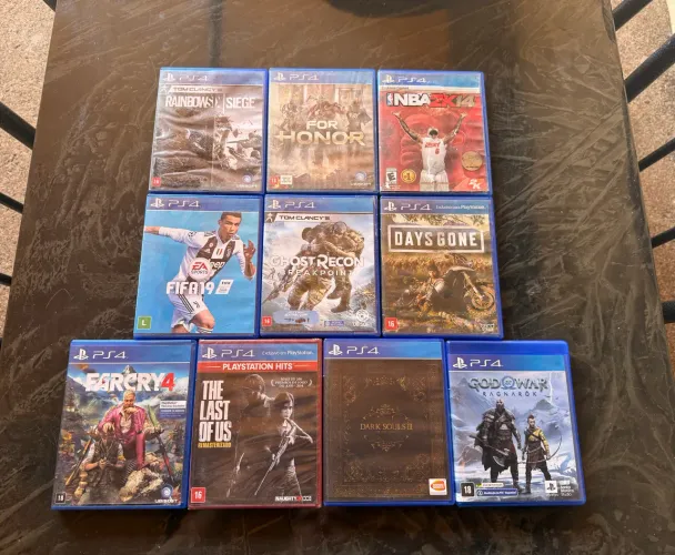 Lote jogos ps4 preço de revenda