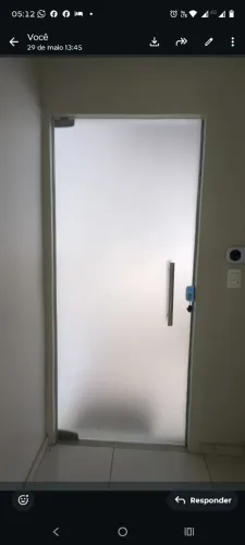 Porta vidro jateada