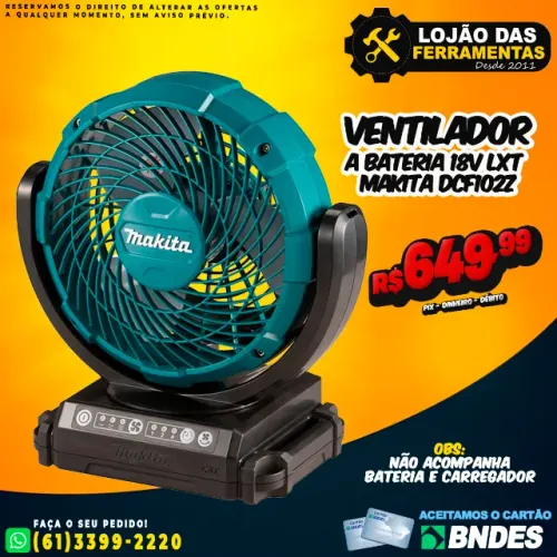 Ventilador A Bateria 18v Lxt Makita Dcf102z