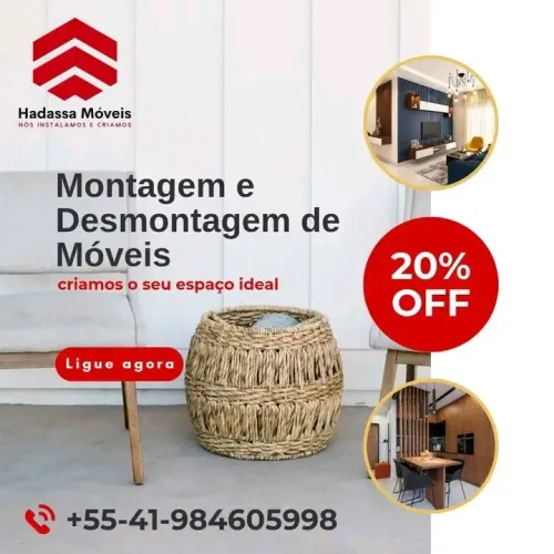 Montagem e desmontagem de móveis.