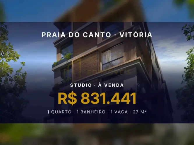 Seu novo lar: Studio Garden na Praia do Canto, conforto e praticidade!