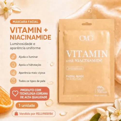 Mascara Facial Vitamin Cuidados Com A Pele