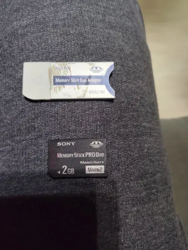 adaptador Sony Memory + cartão <br><br>Stick Duo (modelo MSAC-M2s).<br><br>Stick Duo (modelo MSAC-M2).