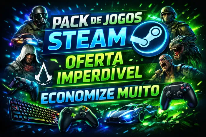 Pack de jogos steam (NÃO E STEAM TOOLS)