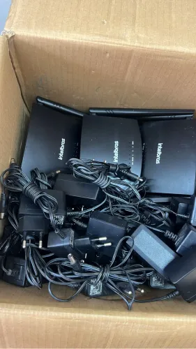 Roteador Intelbras 301k usado lote 20 unidades com fonte