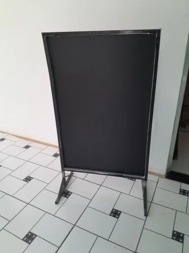 Cavalete p anúncio metal 