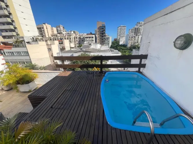 IPCB5714 | Cobertura duplex com piscina no quadrilátero de Ipanema | 248m² e 2 Vagas REF:
