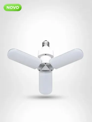 Lâmpada LED Pétala Dobrável Alta Potência Soquete E27 Bivolt