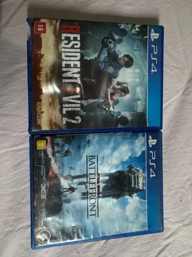 Jogos de PS4 - Resident Evil 2 Remake + Star Wars Battlefront