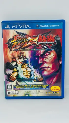 JOGO PS VITA STREET FIGHTER VS TEKKEN - JPN - ORIGINAL COM CAPA
