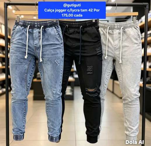 CALÇA JOGGER POR