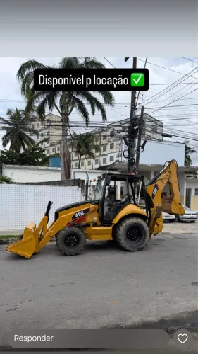Locação de máquinas e caçamba