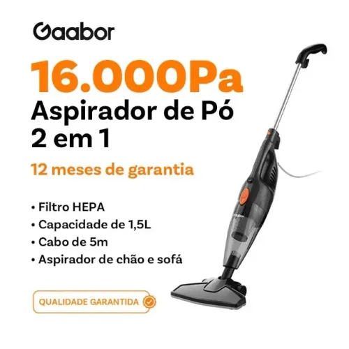 Aspirador de Pó Portátil 2 em 1 - GAABOR