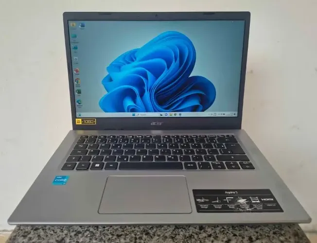 Notebook Acer Aspire: Intel Core i3 11° Geração, 8GB, SSD NVMe 256GB, Tela Full HD, USB-C