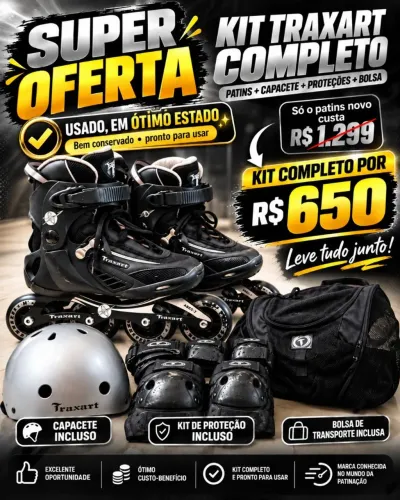 Patins inline adulto